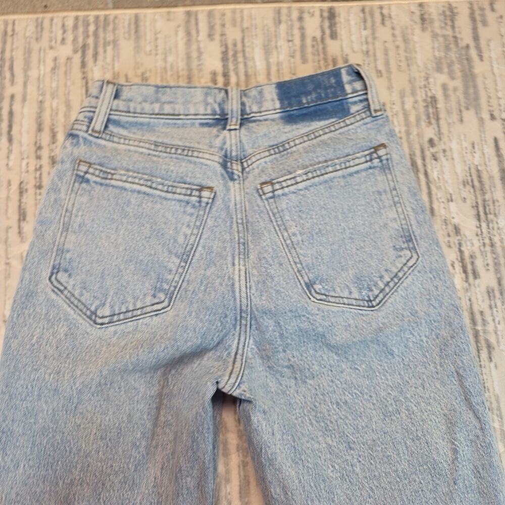 Abercrombie & Fitch Womens Sz 24/00 xs The 90s Straight Ultra High Rise Jeans - Picture 5 of 10